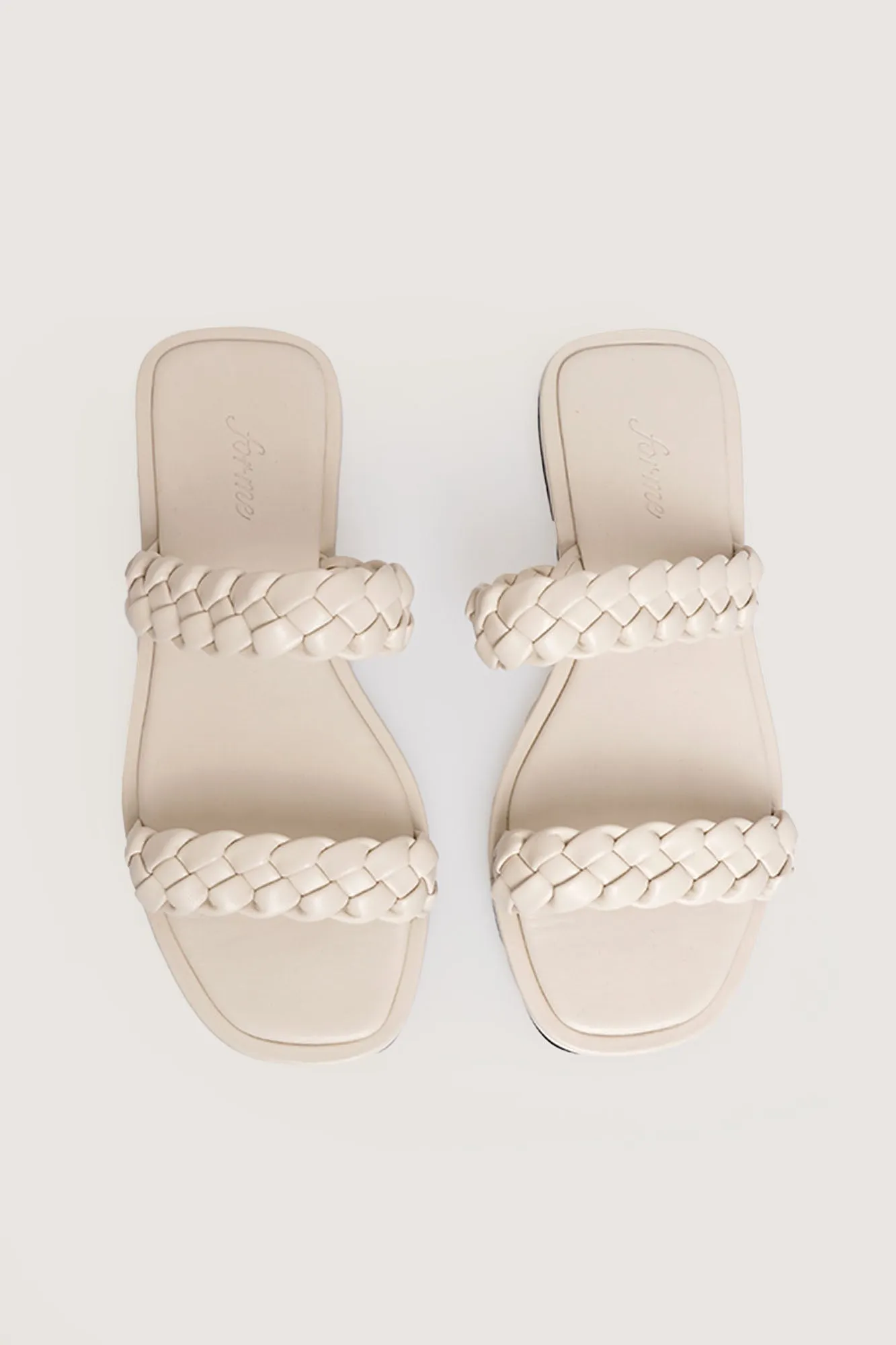 Double Strap Braided Sandals