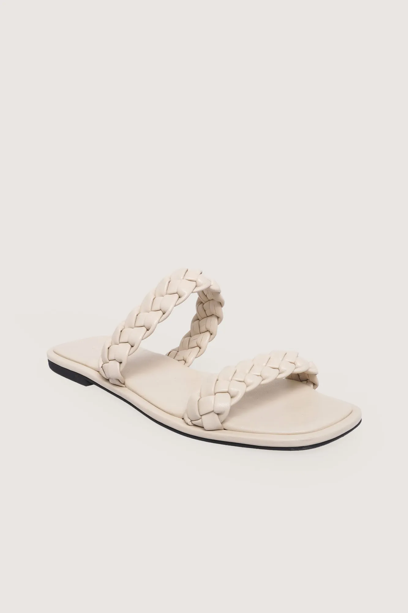 Double Strap Braided Sandals