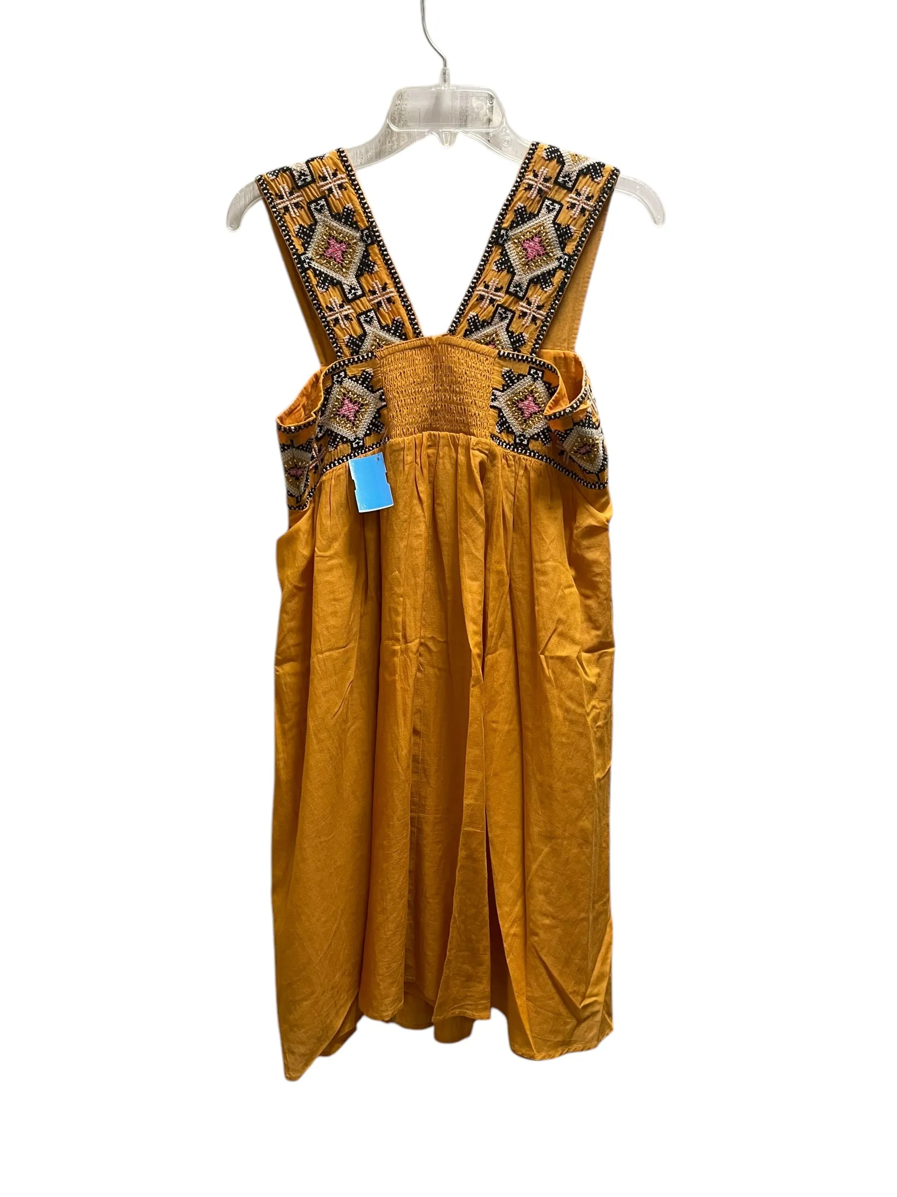 Dress Casual Midi By Anthropologie In Orange, Size: Xs