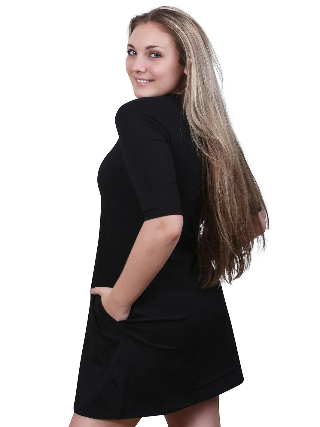 Ethyl Swing Dress Black