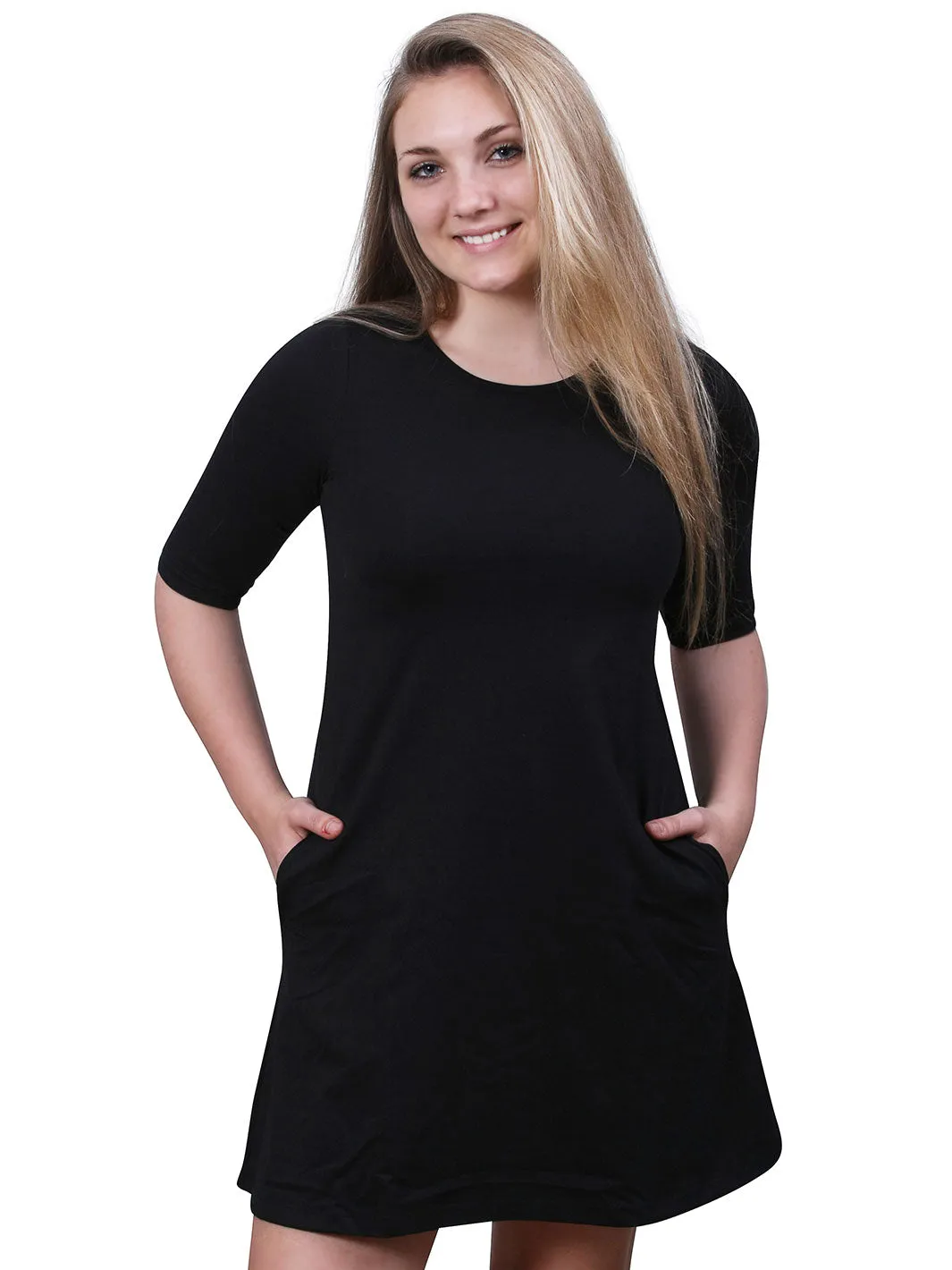Ethyl Swing Dress Black