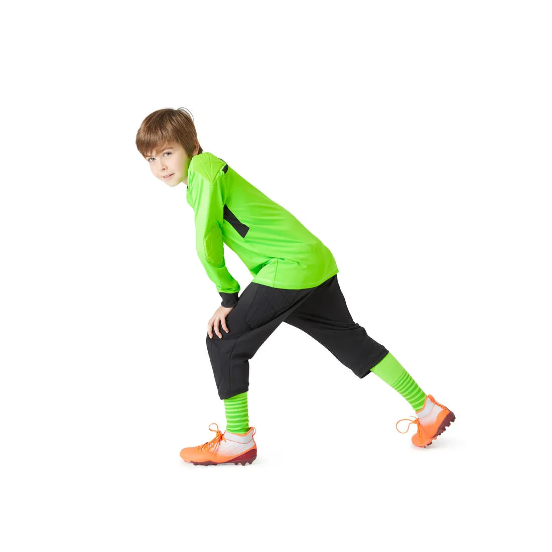 F100 Kids' Football Goalkeeper Shirt