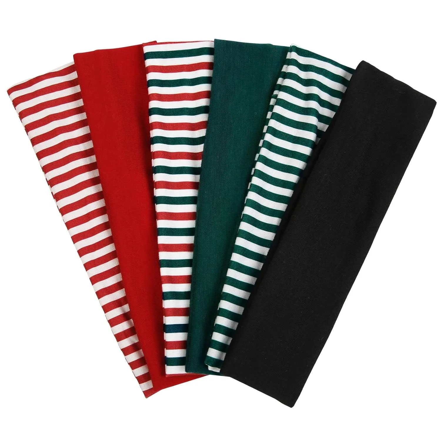 Fashion Women'S Headbands for Short Hair Non Slip Elastic Floral Hairbands, Soft Fabric 2 Inches Thick Stripe Head Bands for Girls, Valentine'S Day Heart Headbands
