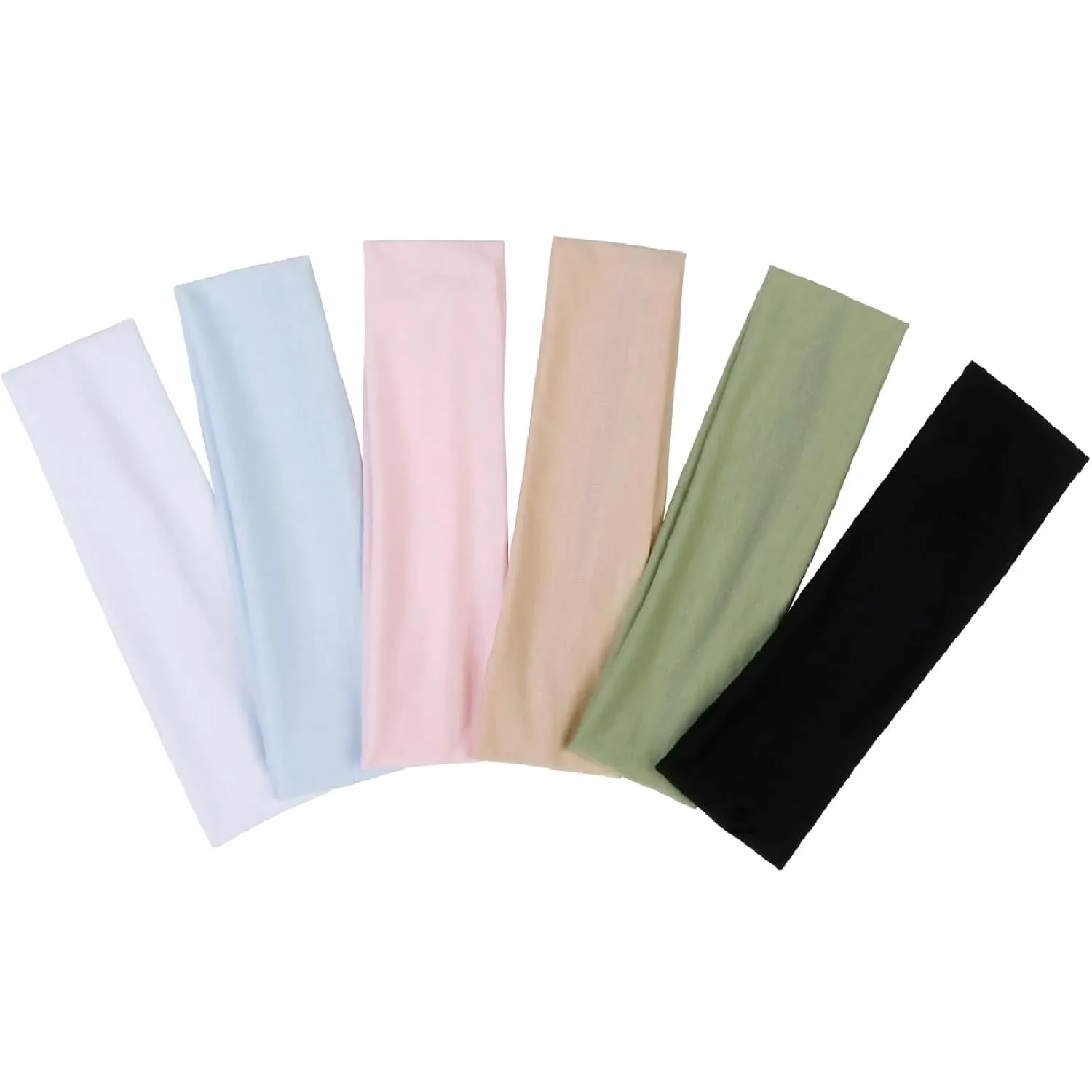 Fashion Women'S Headbands for Short Hair Non Slip Elastic Floral Hairbands, Soft Fabric 2 Inches Thick Stripe Head Bands for Girls, Valentine'S Day Heart Headbands