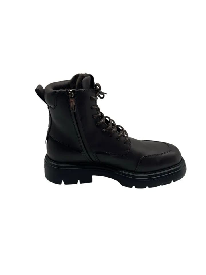 Ferragamo Maxi-Tongue Combat Boots Men's Size 8.5 = 9.5 US