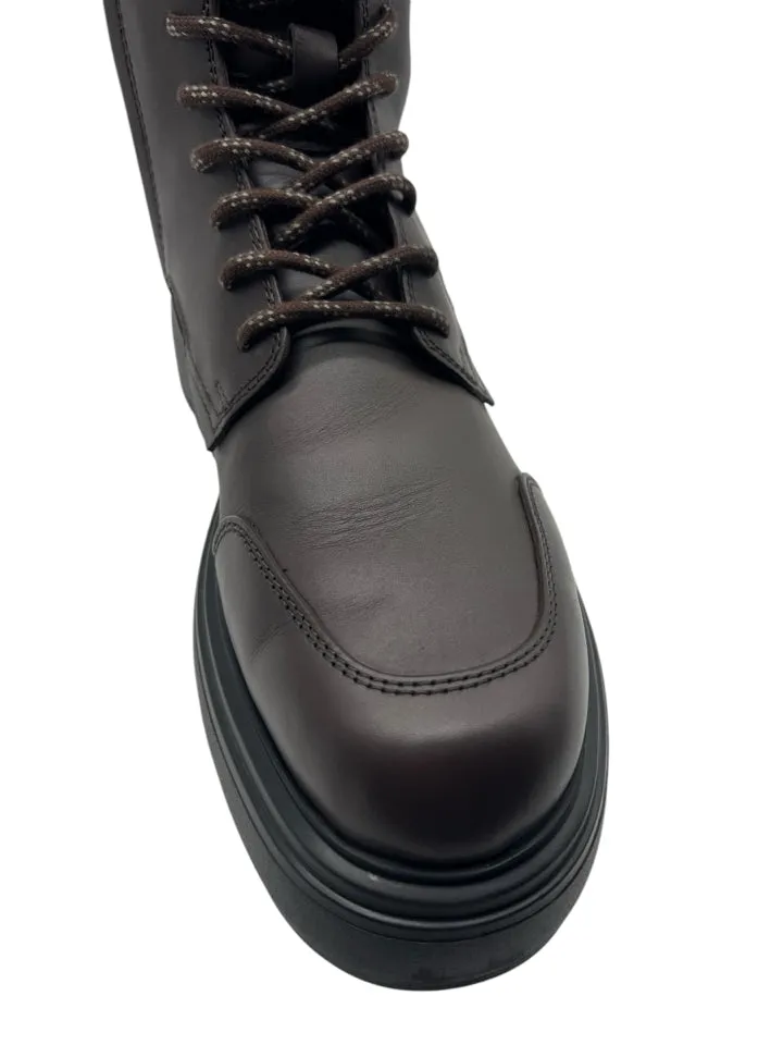 Ferragamo Maxi-Tongue Combat Boots Men's Size 8.5 = 9.5 US