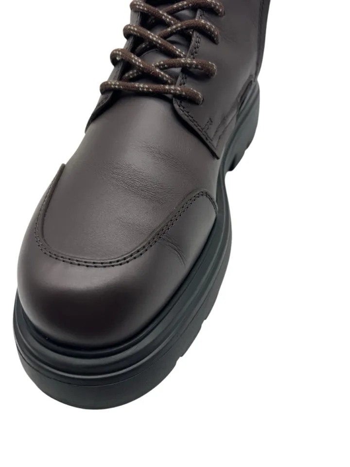 Ferragamo Maxi-Tongue Combat Boots Men's Size 8.5 = 9.5 US