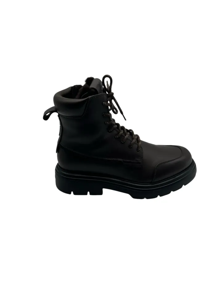 Ferragamo Maxi-Tongue Combat Boots Men's Size 8.5 = 9.5 US