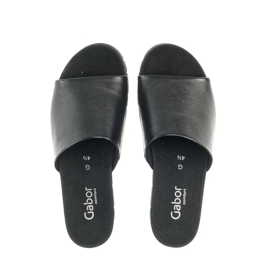 *FINAL SALE*22.880.57 - Black Leather||*VENTE FINALE*22.880.57 - Cuir noir