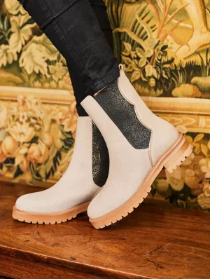 Fleeting Recycled Vegan Suede Chelsea Boots | Taupe