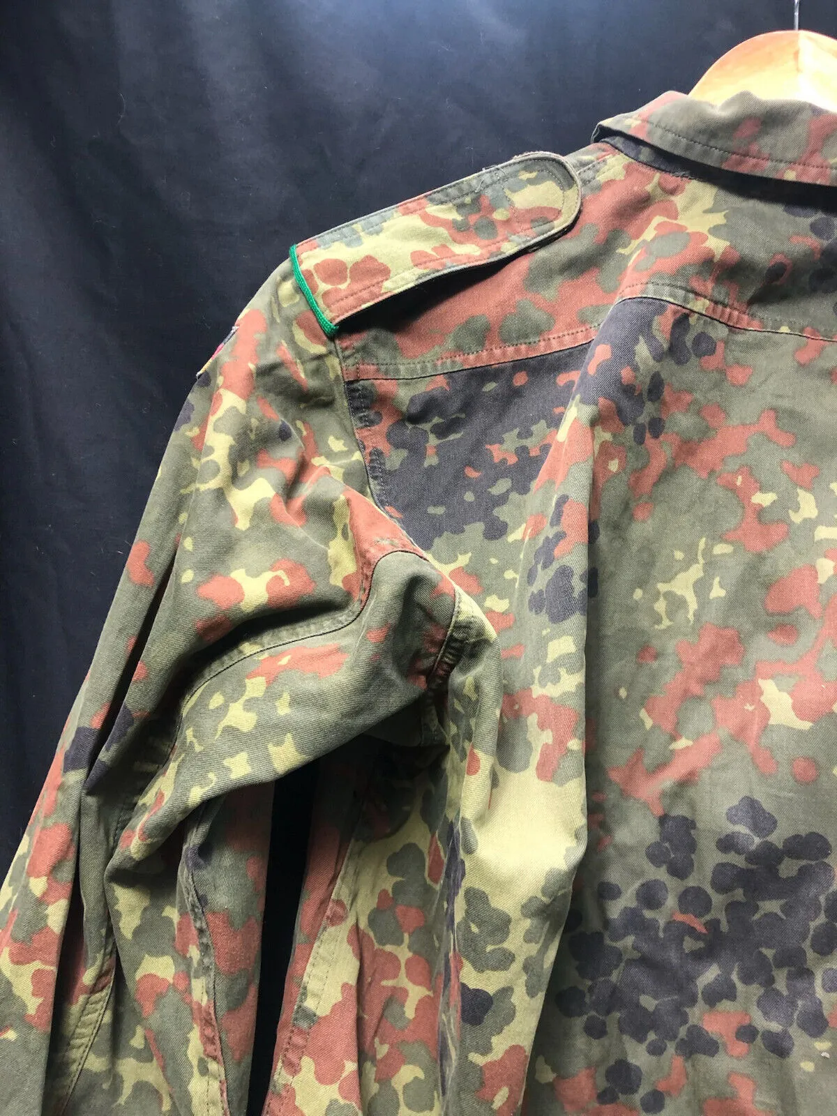 Genuine German Army Issue Flecktarn Camouflaged Combat Jacket Smock - 185/90
