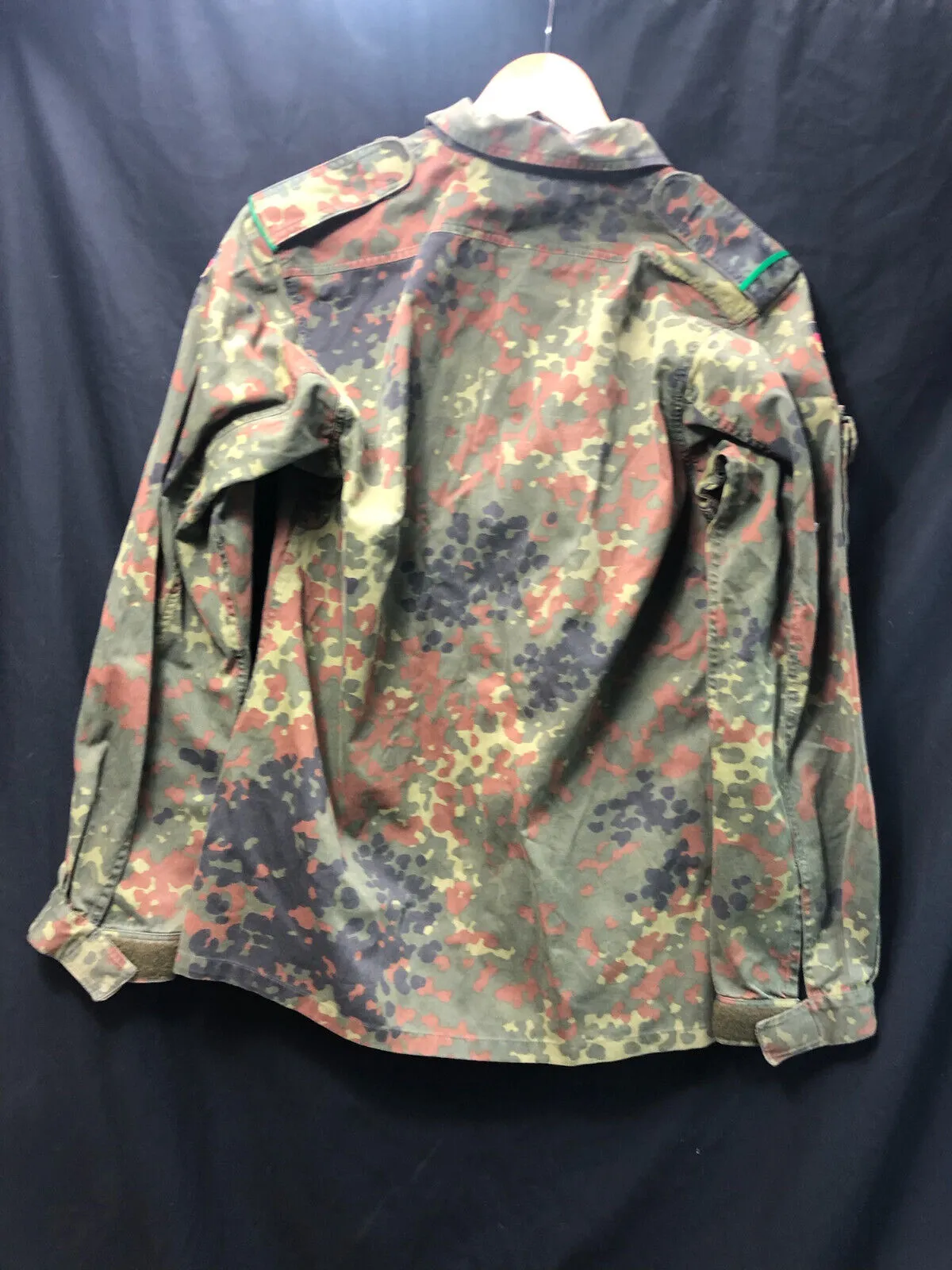 Genuine German Army Issue Flecktarn Camouflaged Combat Jacket Smock - 185/90