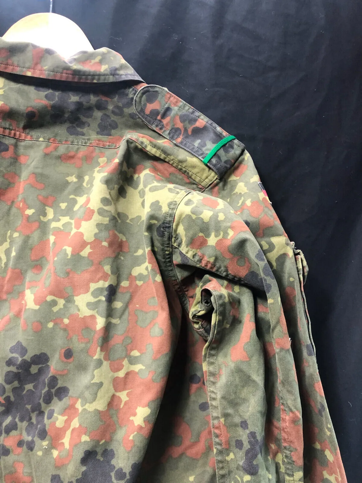 Genuine German Army Issue Flecktarn Camouflaged Combat Jacket Smock - 185/90