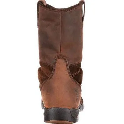 Georgia Men's Athens 10" Soft Toe Waterproof Wellington Work Boot -Brown- G4403
