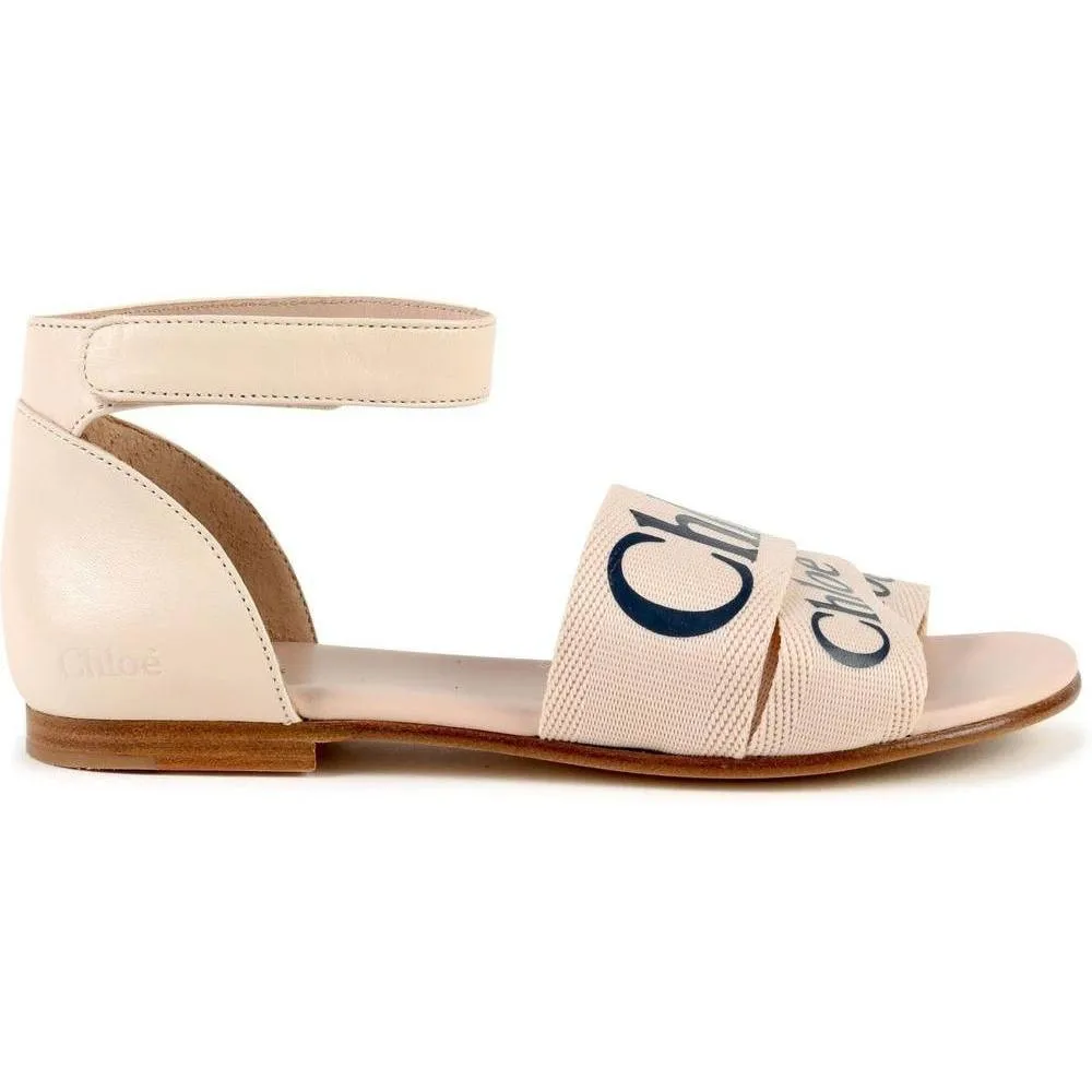 Girls Pale Pink Sandals