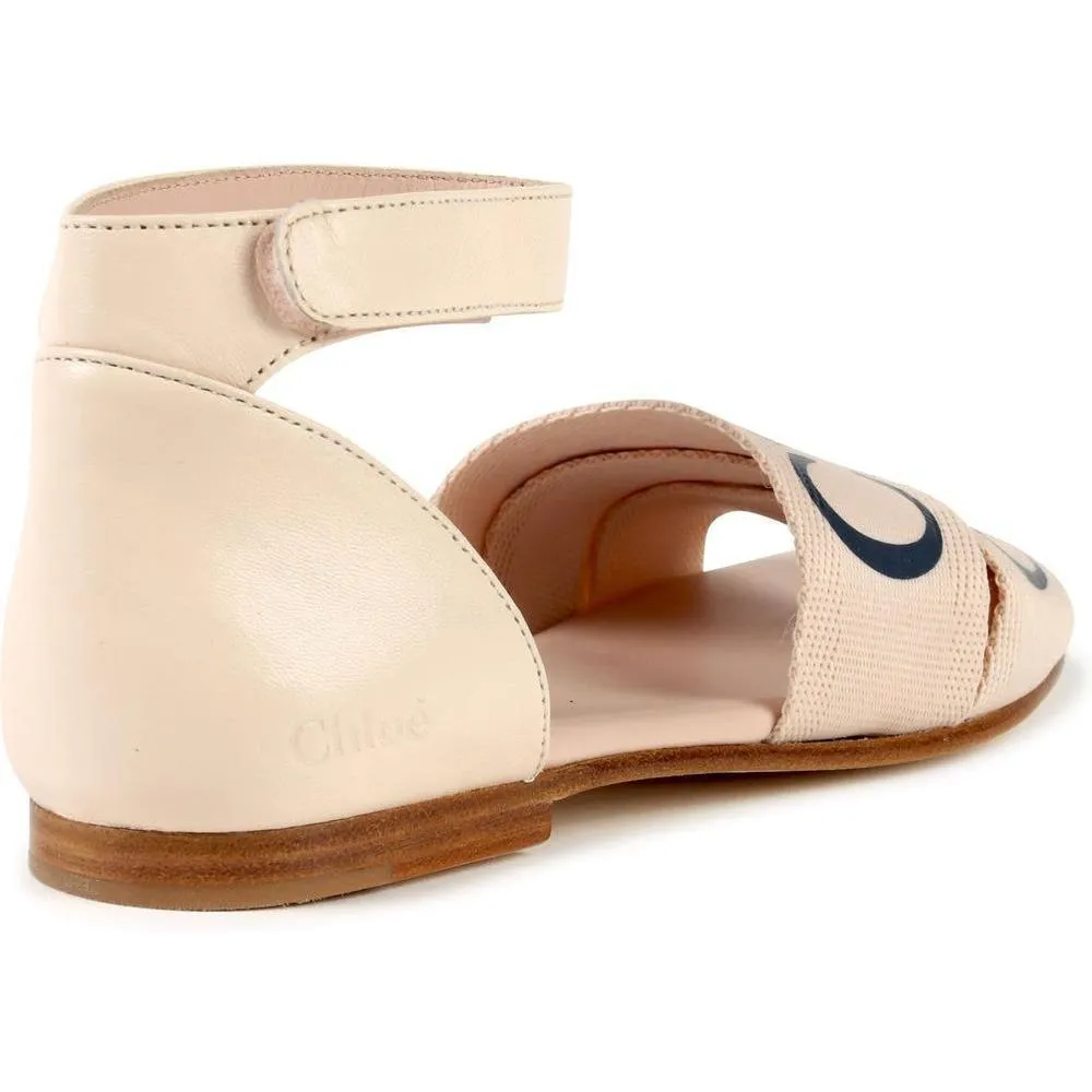 Girls Pale Pink Sandals