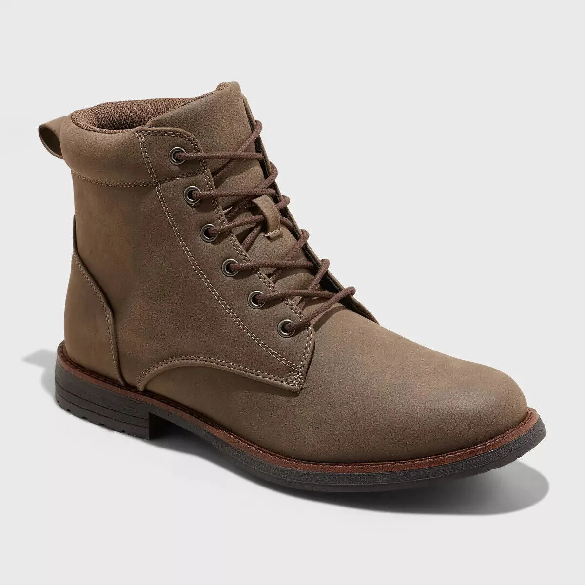 Goodfellow & Co. Men's Jeffrey Combat Suede Boots 1667e8b78534a1 Brown 11.5