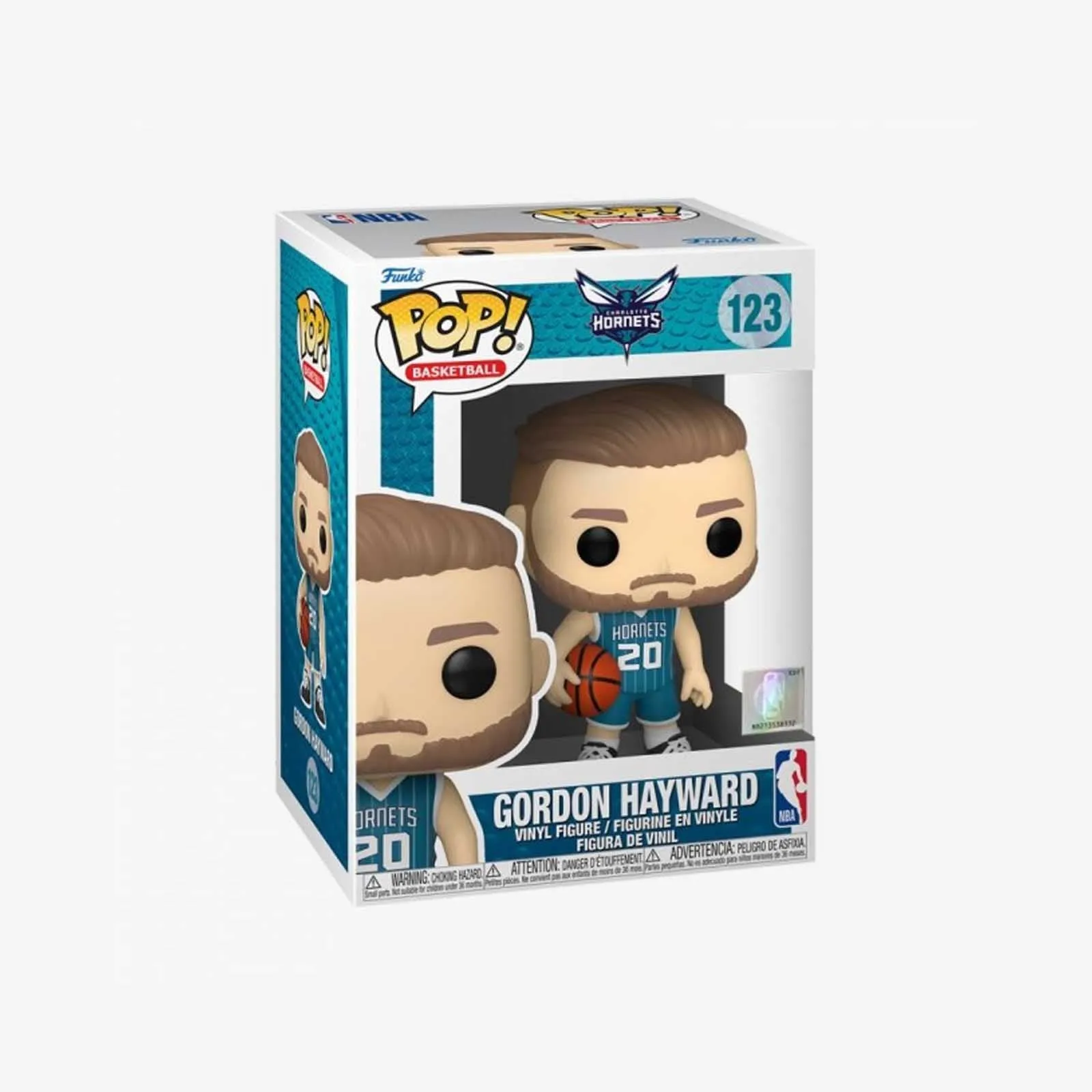Gordon Hayward Charlotte Hornets NBA Pop! Vinyl - Teal
