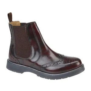 Grafters M281BD Mens Brogue Chelsea Boot