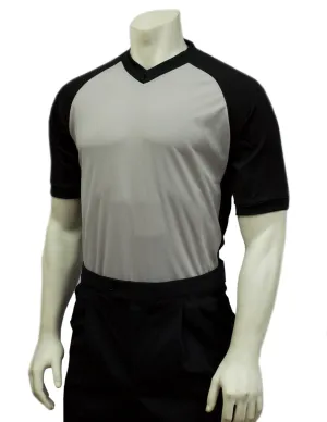 Grey Performance Sleeve w/ Black Raglan Sleeve and Black Side Panel