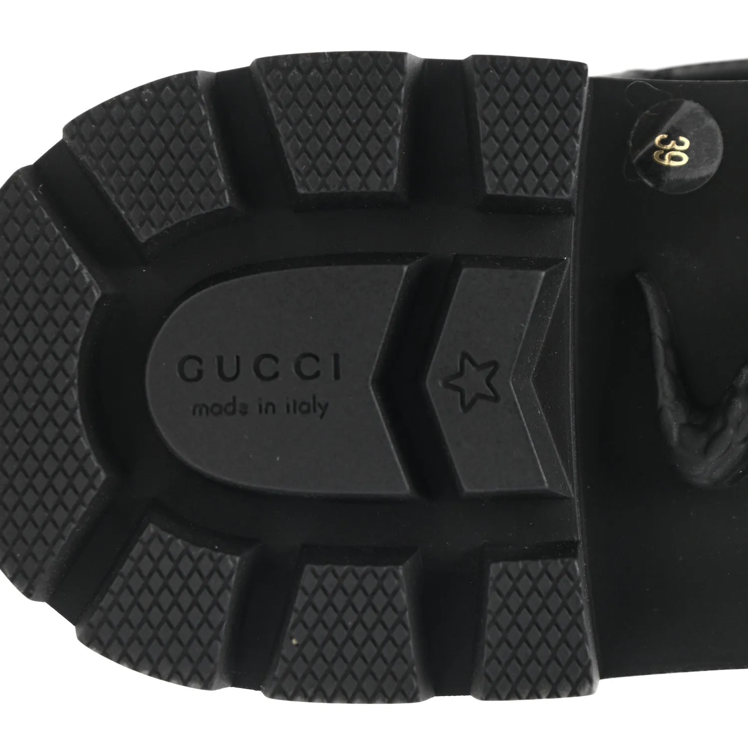 Gucci Nappa Matelasse Frances Chelsea Boots in Black