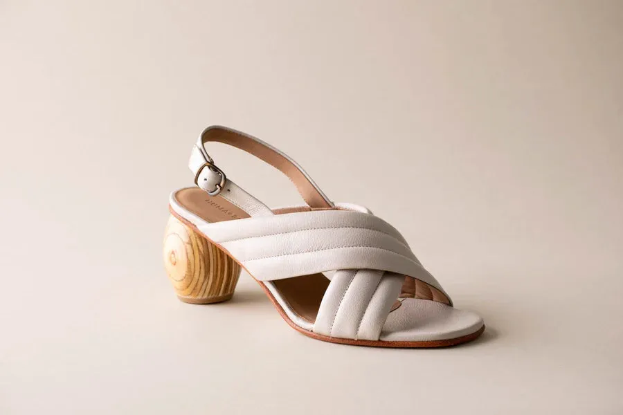 Huma Blanco - Franny Heeled Sandal - Bone