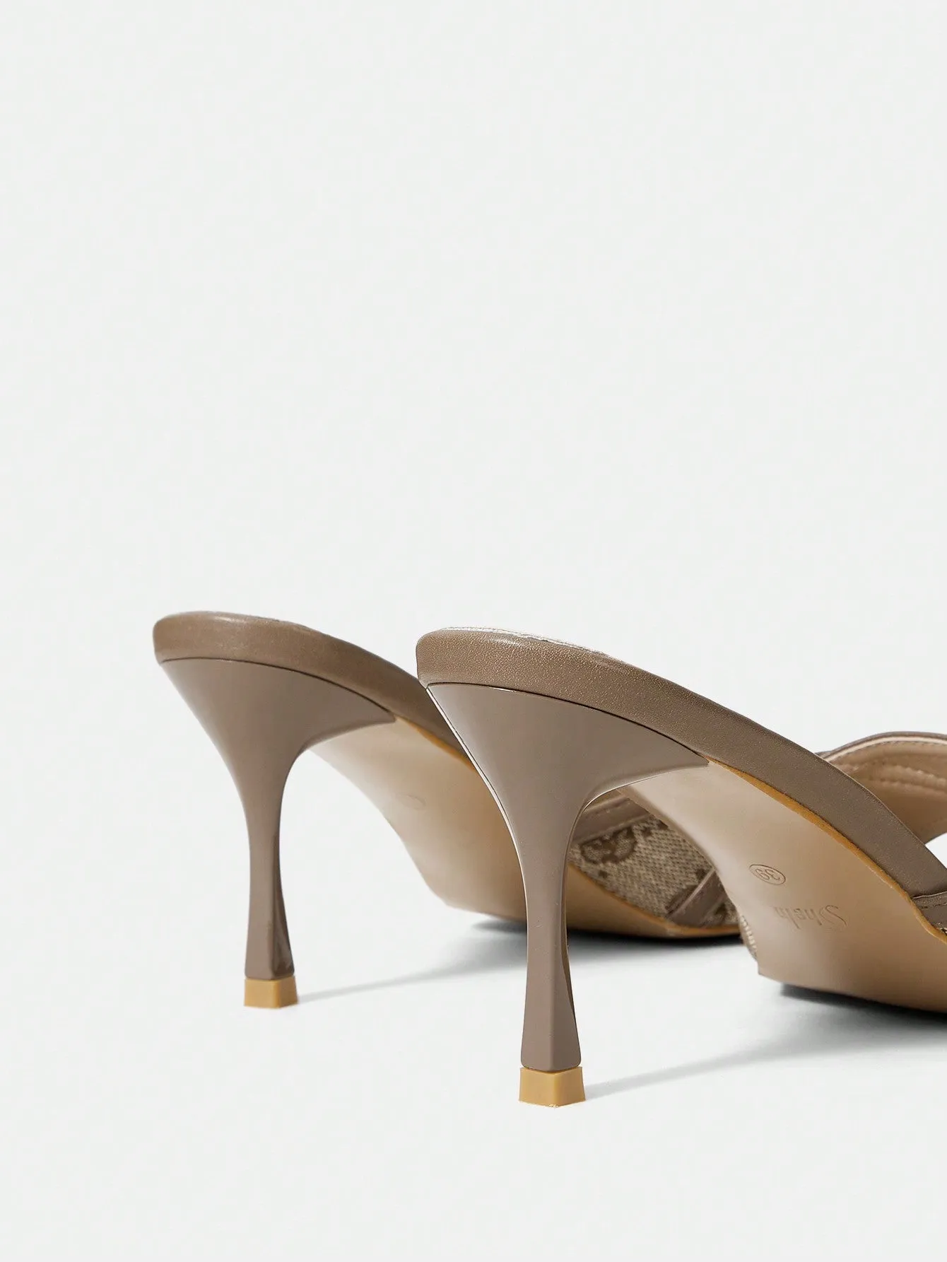 ICON Peep Toe Stiletto High Heeled Sandals