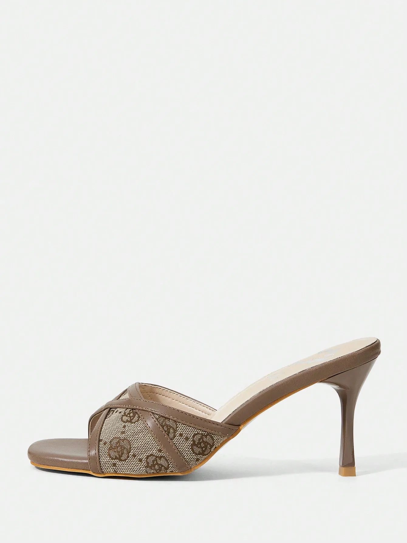ICON Peep Toe Stiletto High Heeled Sandals