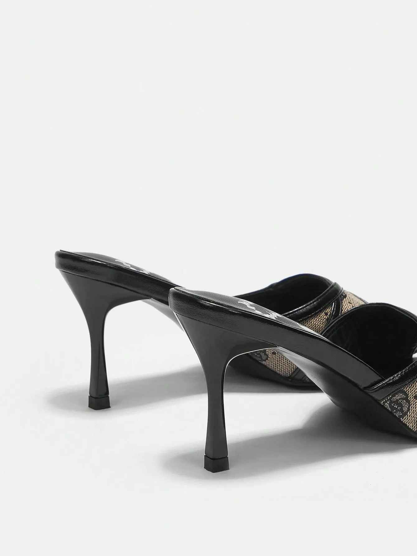ICON Peep Toe Stiletto High Heeled Sandals
