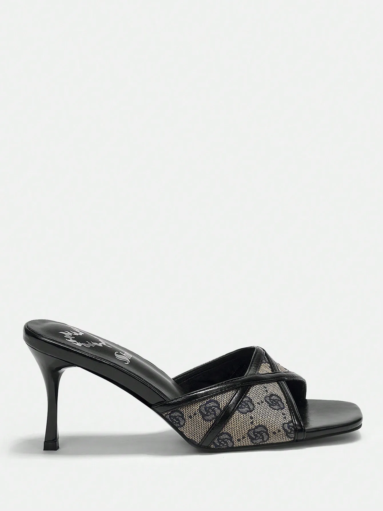 ICON Peep Toe Stiletto High Heeled Sandals