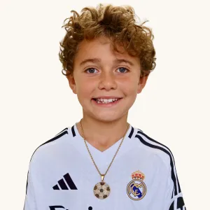 Icy Soccer Pendant Necklace