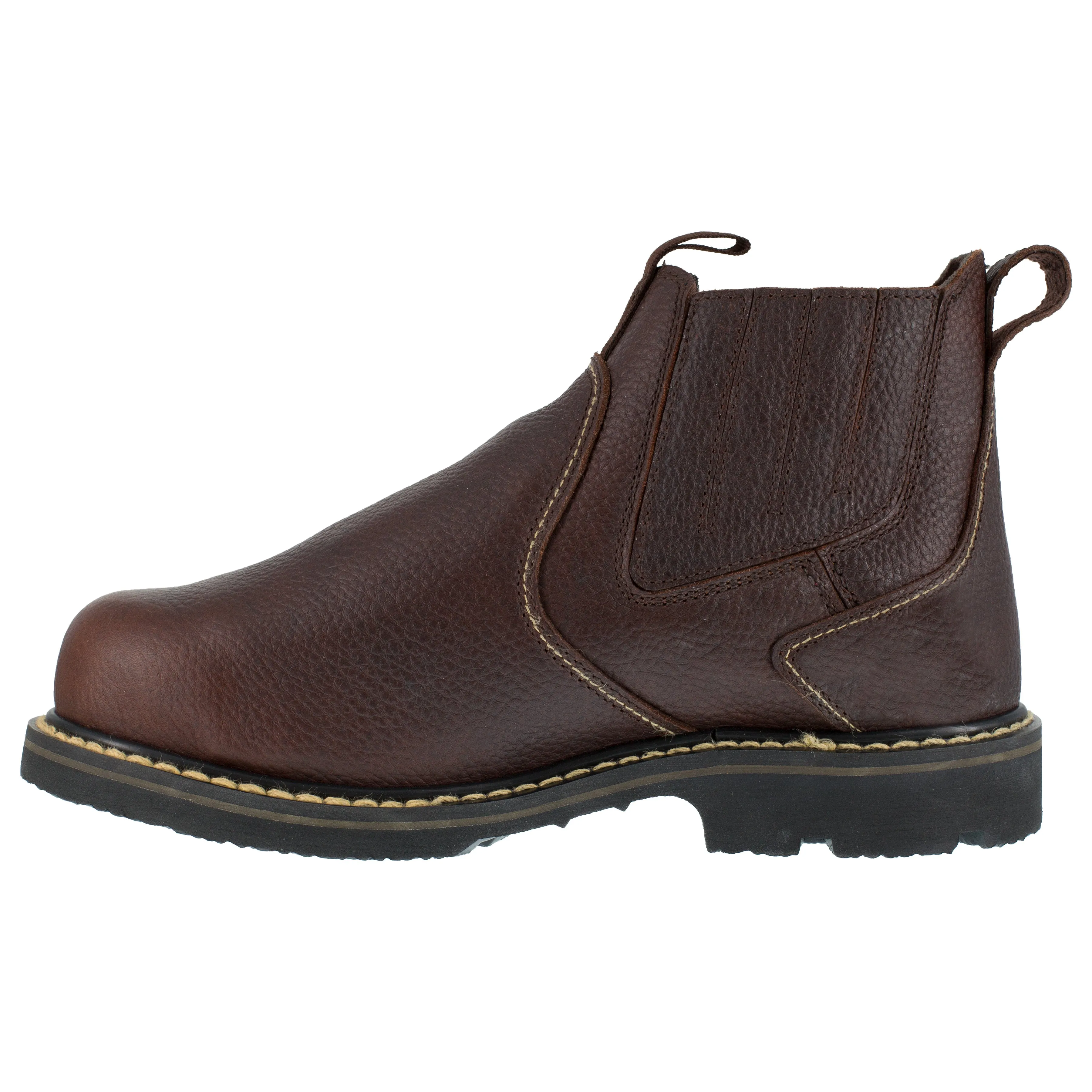 Iron Age Men's Groundbreaker 6" Steel Toe CushGuard Metguard Work Boot - Brown - IA5018