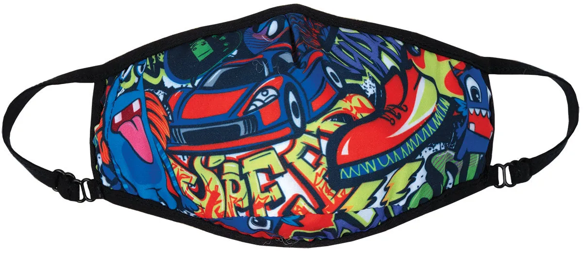 Iscream Funtastic Days of the Children's Reversible Face Mask Set