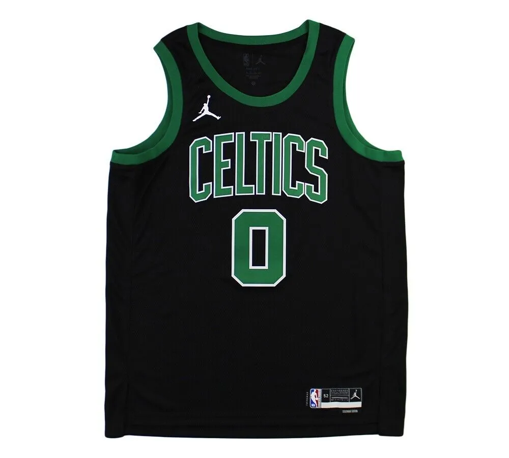 Jayson Tatum Signed Boston Celtics Jordan Brand Statement Edition Black Jersey