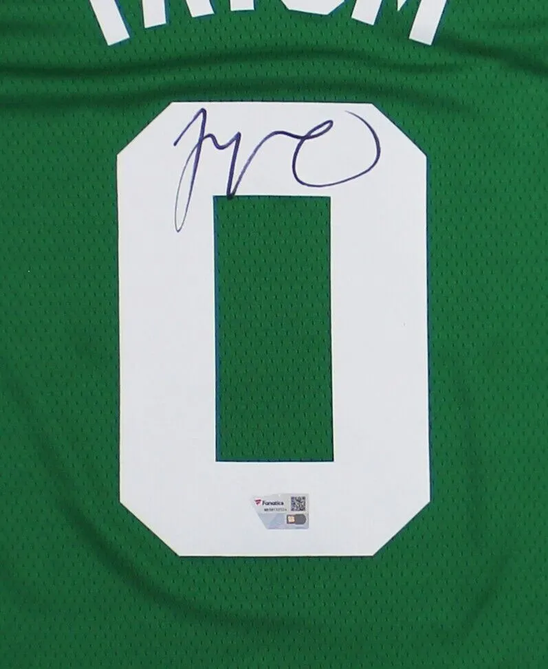Jayson Tatum Signed Boston Celtics Jordan Brand Statement Edition Green Jersey