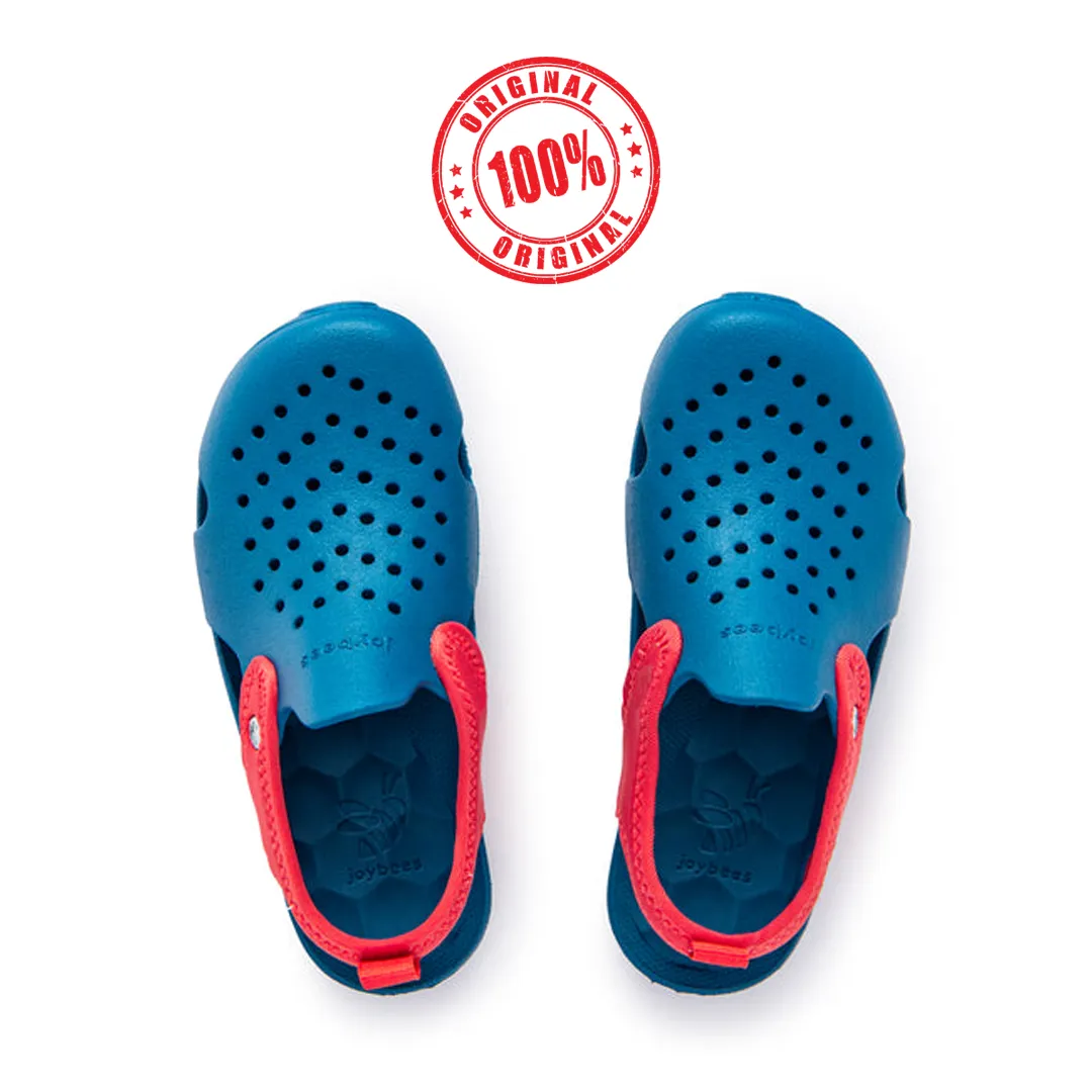 Joy-Bees Kids Creek Sky Blue / Red Strap Sandal