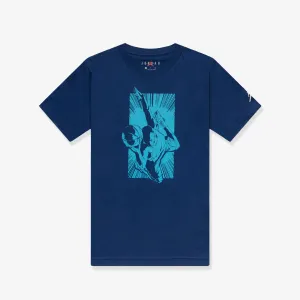 Jumpman Burst Graphic Youth T-Shirt - Blue