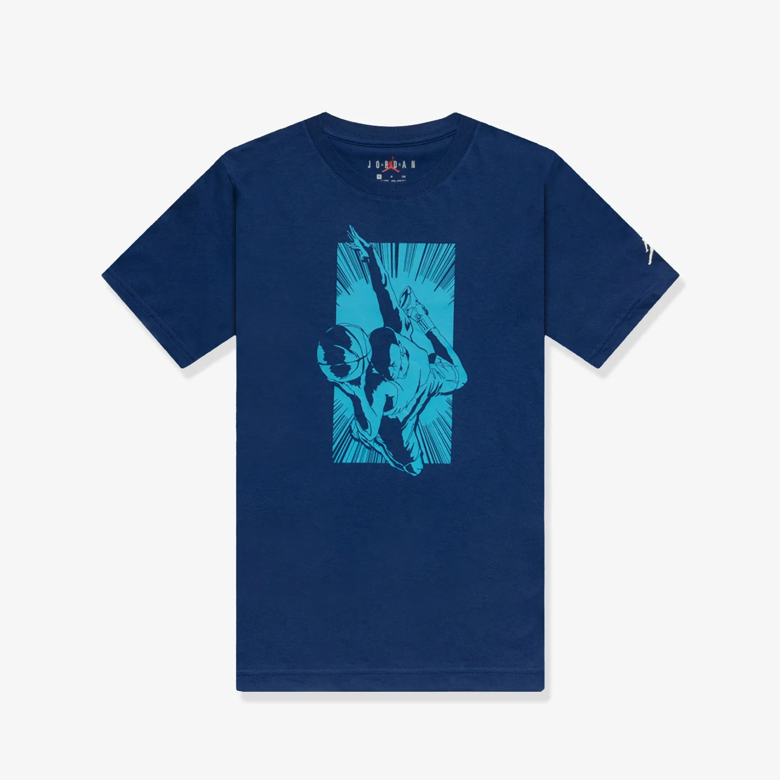 Jumpman Burst Graphic Youth T-Shirt - Blue