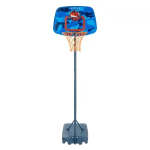 Kids' Basketball Hoop On Stand Adjustable 1.30m To 1.60m K500 Aniball - Blue