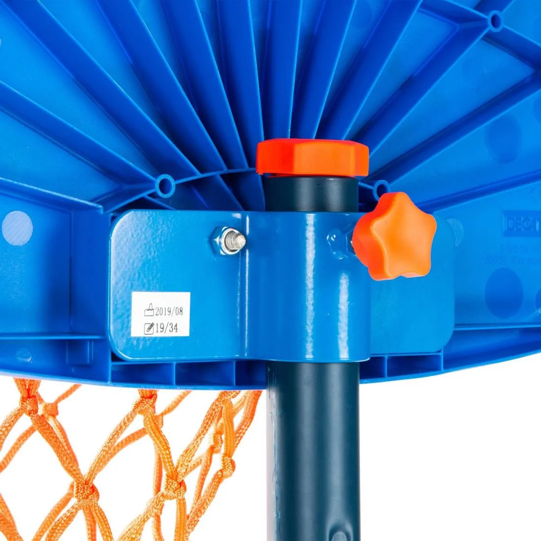 Kids' Basketball Hoop On Stand Adjustable 1.30m To 1.60m K500 Aniball - Blue