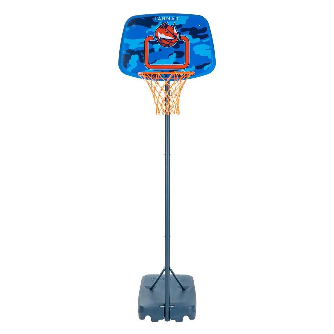 Kids' Basketball Hoop On Stand Adjustable 1.30m To 1.60m K500 Aniball - Blue
