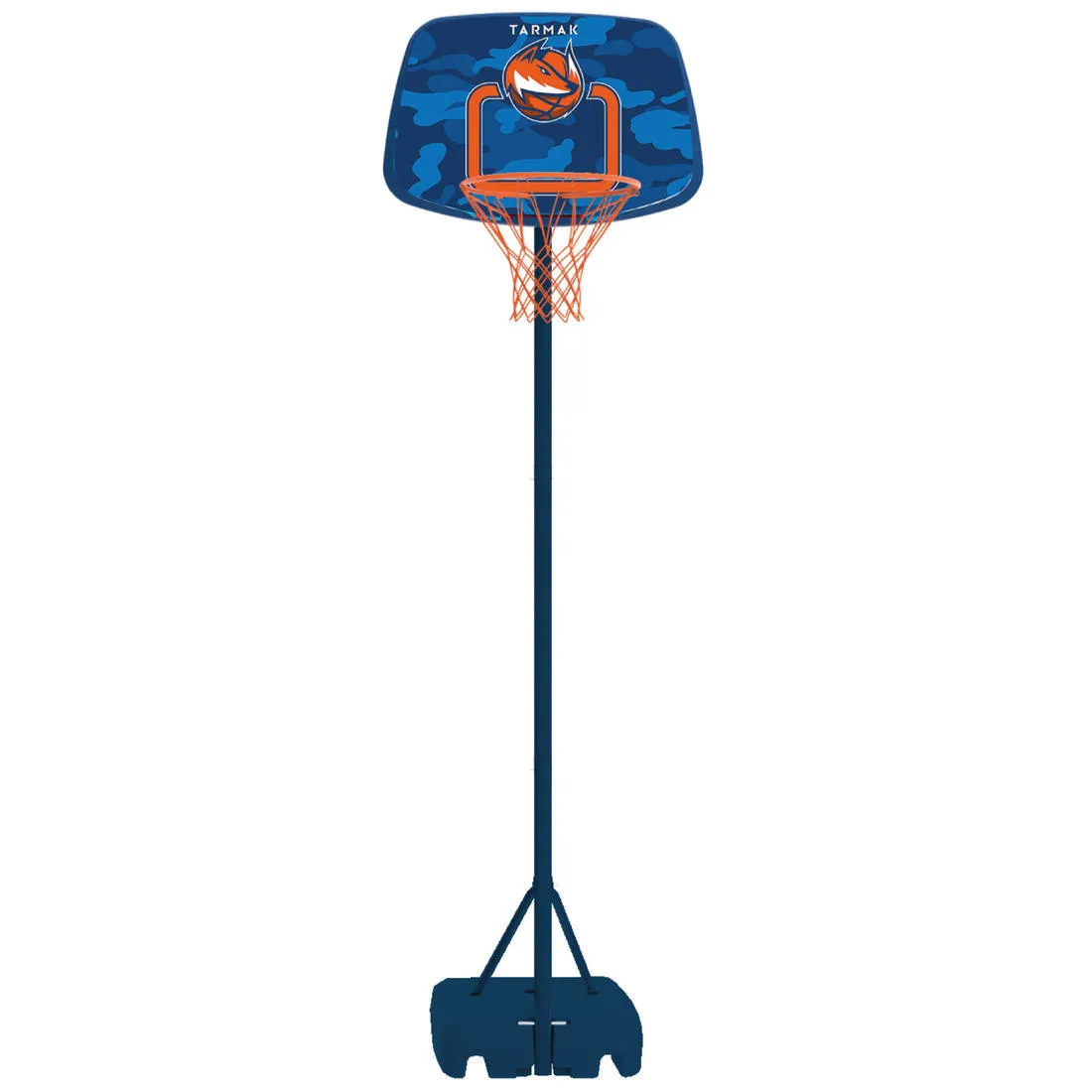 Kids' Basketball Hoop On Stand Adjustable 1.30m To 1.60m K500 Aniball - Blue