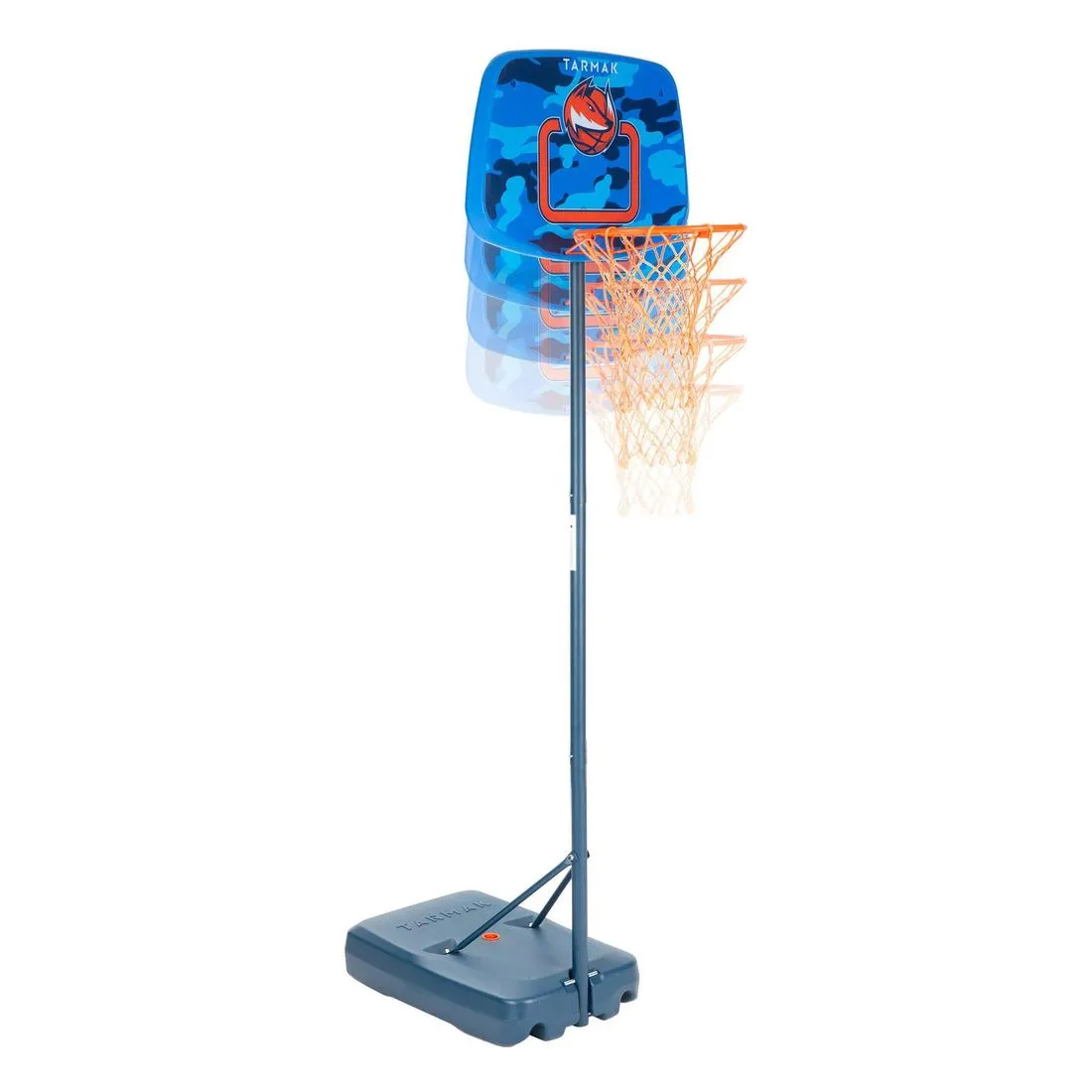 Kids' Basketball Hoop On Stand Adjustable 1.30m To 1.60m K500 Aniball - Blue
