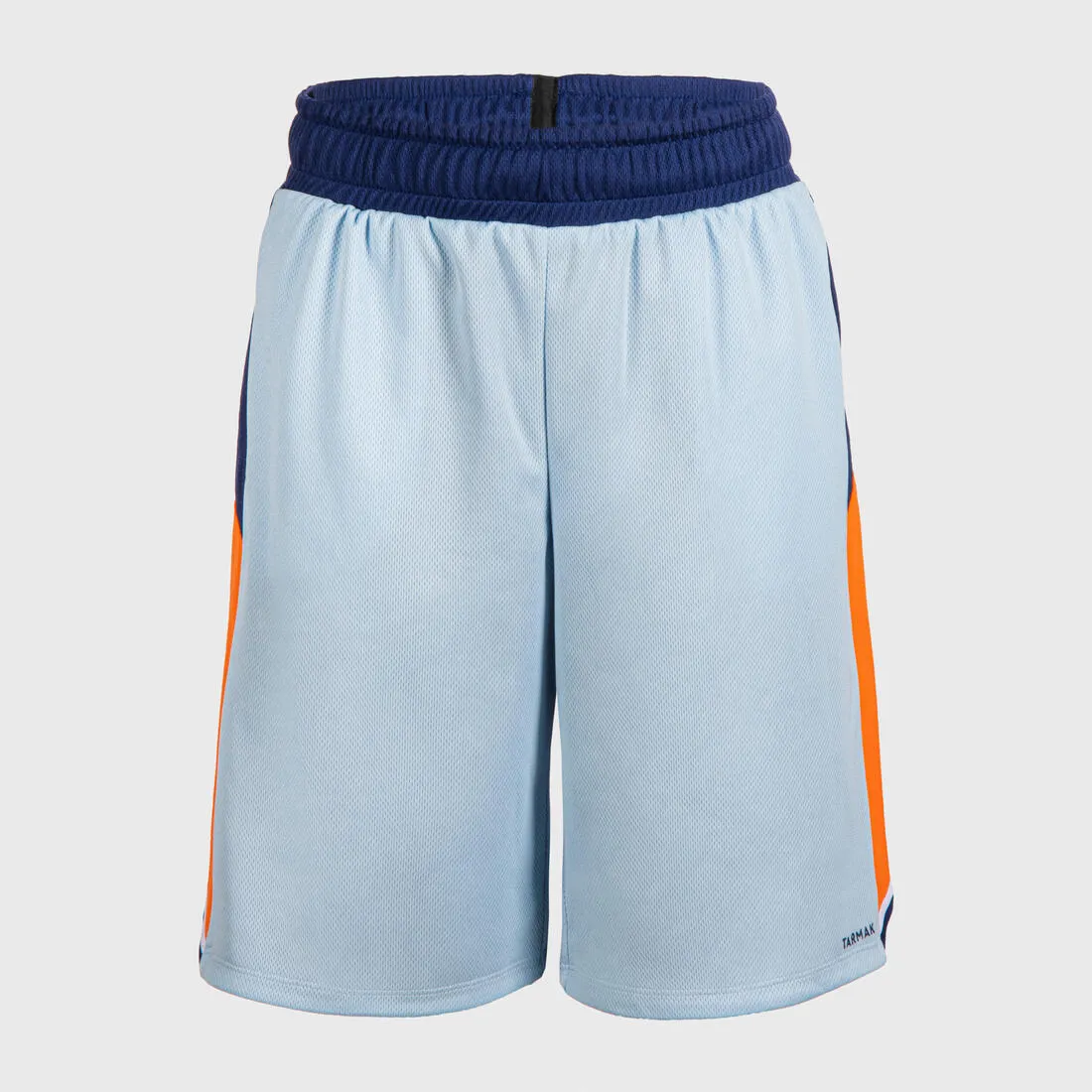 Kids' Reversible Basketball Shorts SH500R - Burgundy