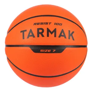 Kids'/Adult Size 7 Basketball R100 - Orange.