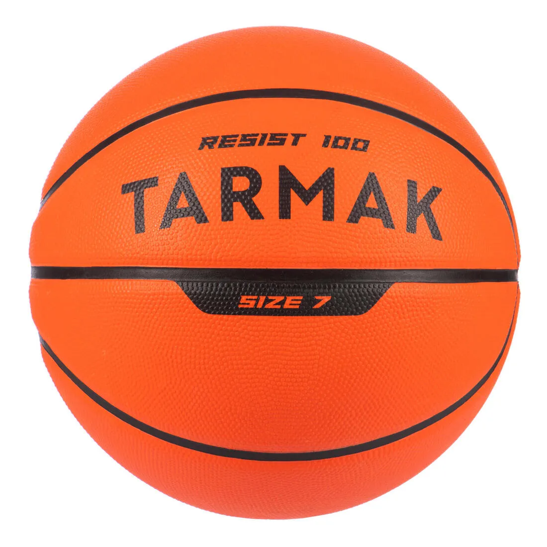 Kids'/Adult Size 7 Basketball R100 - Orange.