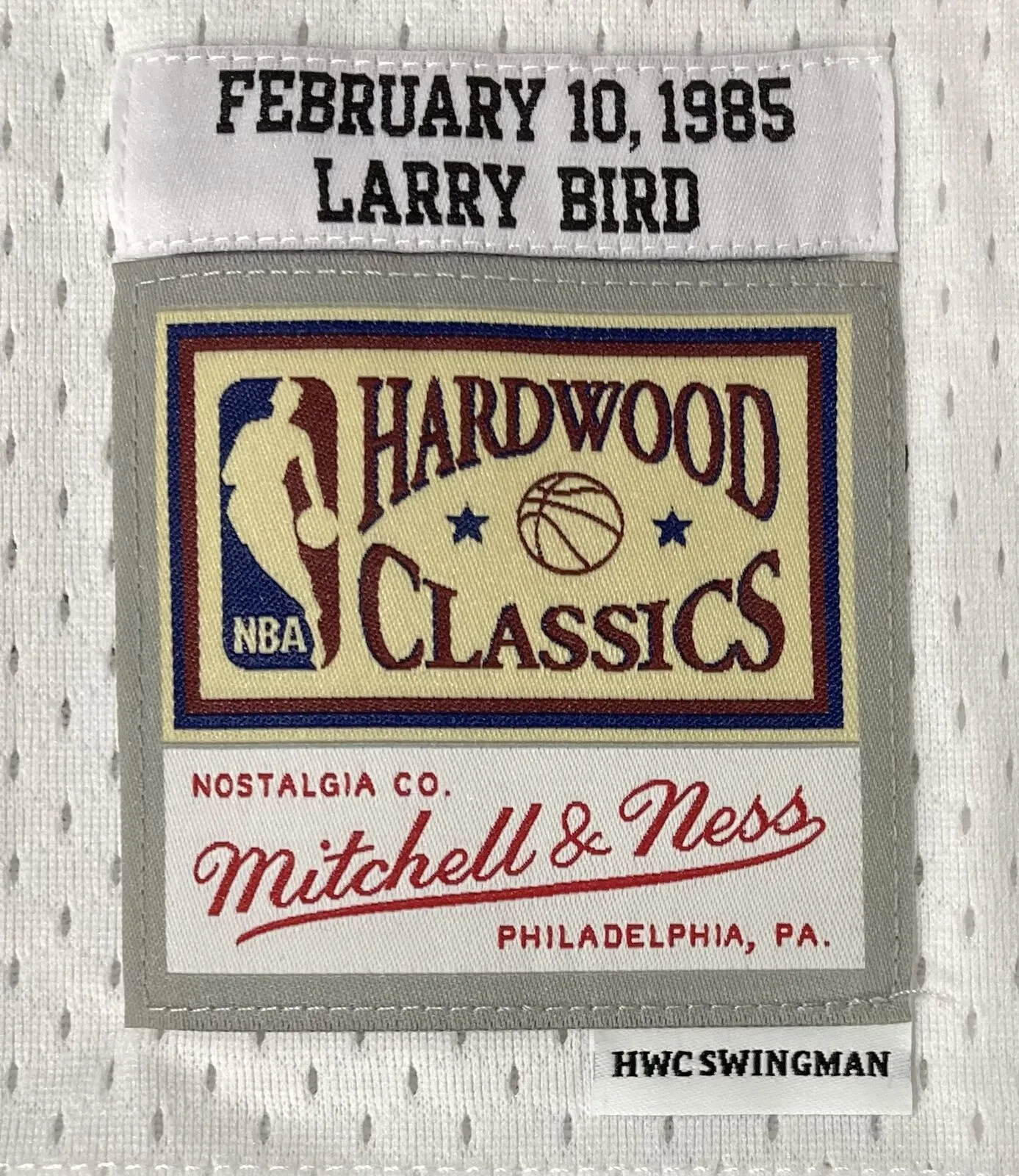 Larry Bird Signed Celtics All Star M&N Hardwood Classics Swingman Jersey PSA ITP