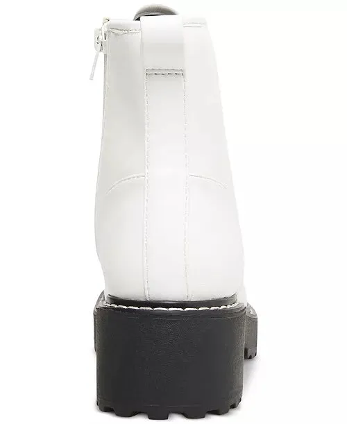 Leather Lace Up Combat Boot