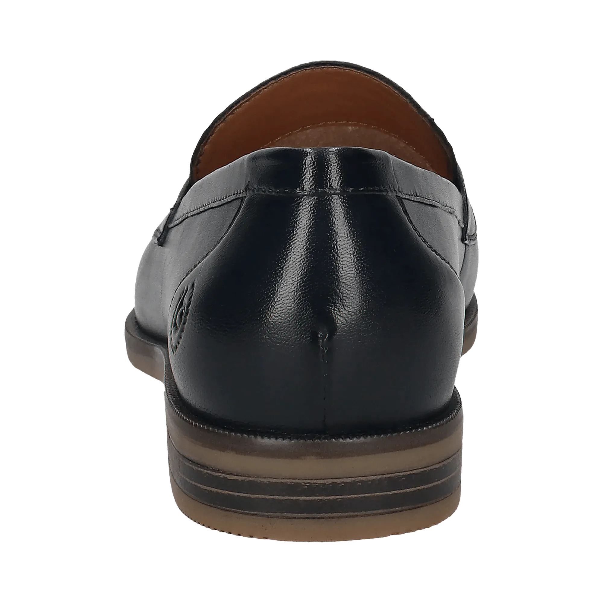 Leder Loafers dunkelblau