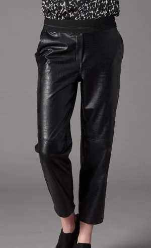 Lola & Sophie Vegan Leather Jogger